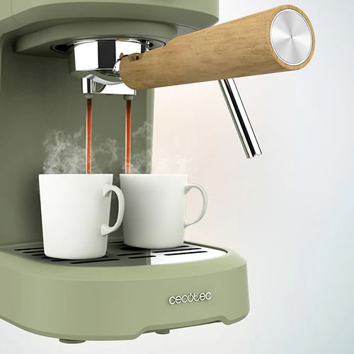 Máquina de Café Manual Cecotec Power Espresso 20 Retro - Verde - Image 8