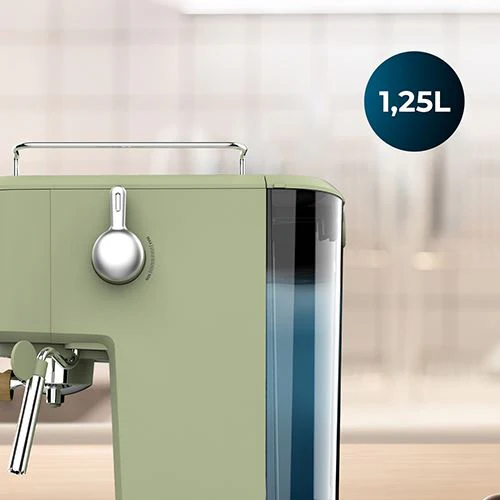 Máquina de Café Manual Cecotec Power Espresso 20 Retro - Verde - Image 9
