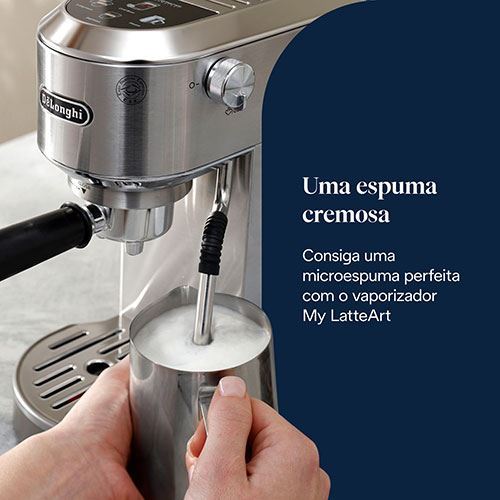 Máquina de Café Manual DeLonghi Dedica Duo EC890.M - Metal - Outlet - Grade A - Image 5