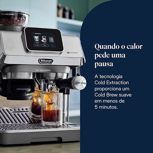 Máquina de Café Manual DeLonghi La Specialista Touch EC9455.M - Metal - Image 5