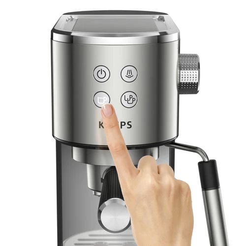 Máquina de Café Manual Krups Virtuoso XP442C11 - Preto e Inox - Image 5