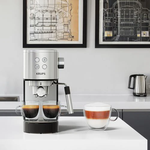 Máquina de Café Manual Krups Virtuoso XP442C11 - Preto e Inox - Image 8