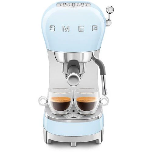 Máquina de Café Manual Smeg Anni 50 ECF02PBEU - Azul Céu - Image 4