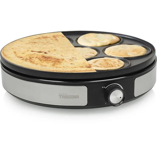 Máquina de Crepes 2 em 1 Tristar BP-2639 | 1500 W - Preto - Image 2
