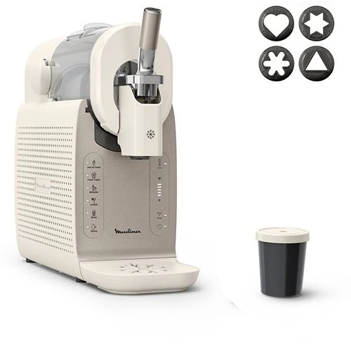 Máquina de Gelados Moulinex Freezi MJ803AF0 | 1.4L | Creme