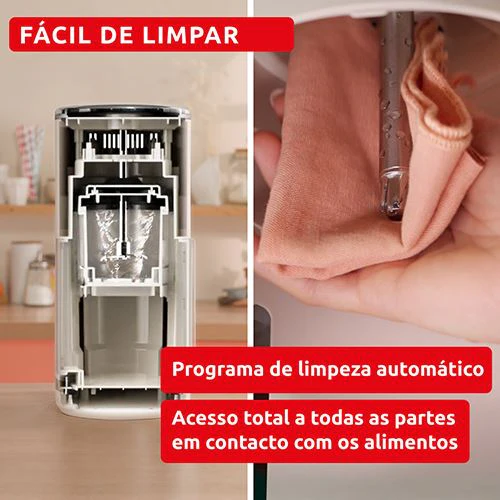Máquina de Gelados Moulinex MJ602AF0 Dolci | 0.46L | Branco - Image 5