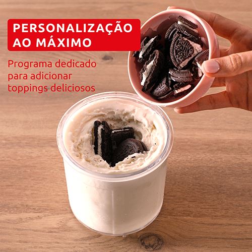 Máquina de Gelados Moulinex MJ602AF0 Dolci | 0.46L | Branco - Image 6