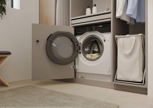 Máquina de Lavar e Secar Roupa Encastrável Haier BHA6SD696M6DB9-S | 9/6 Kg | 1400 RPM | D | Branco - Image 6
