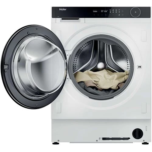 Máquina de Lavar e Secar Roupa Encastrável Haier HWB100-B14858U1 Série 8 | 10 Kg | 1400 RPM - Branco - Image 2