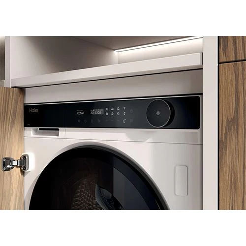 Máquina de Lavar e Secar Roupa Encastrável Haier HWB100-B14858U1 Série 8 | 10 Kg | 1400 RPM - Branco - Image 4
