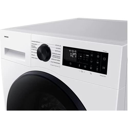 Máquina de Lavar e Secar Roupa Samsung WD90DG5B15BEEP AI Eco Bubble | 9/6 Kg | 1400 RPM | D | Branco - Image 8