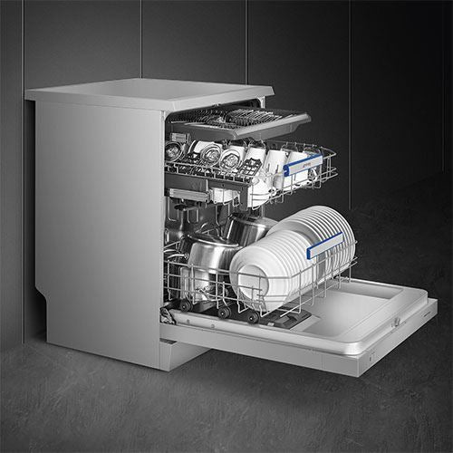 Máquina de Lavar Loiça Smeg LVS345CQSX | 14 Talheres | 60cm | C | Aço inoxidável - Image 2