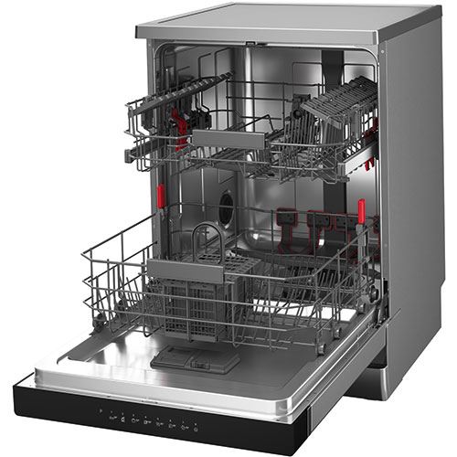 Máquina de Lavar Loiça Whirlpool WFC 3C34 P X | 14 talheres | 60 cm | D | Inox - Image 3