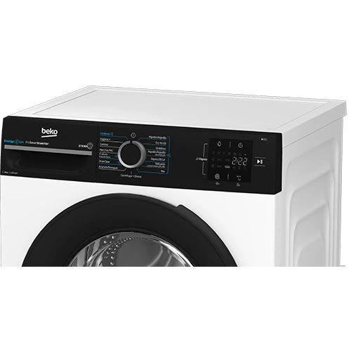 Máquina de Lavar Roupa Beko BM3WFSU38213 GHG | 8 Kg | 1200 RPM | A | Branco - Image 8