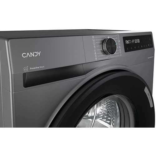 Máquina de Lavar Roupa Candy BR 49SBL8G-S | 9 Kg | 1400 RPM | A | Cinzento - Image 3