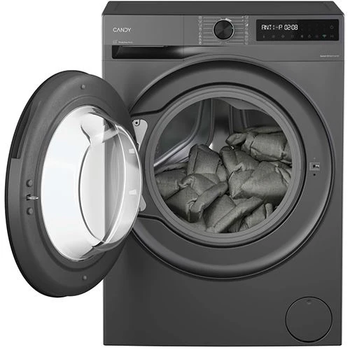 Máquina de Lavar Roupa Candy BR 49SBL8G-S | 9 Kg | 1400 RPM | A | Cinzento - Image 4