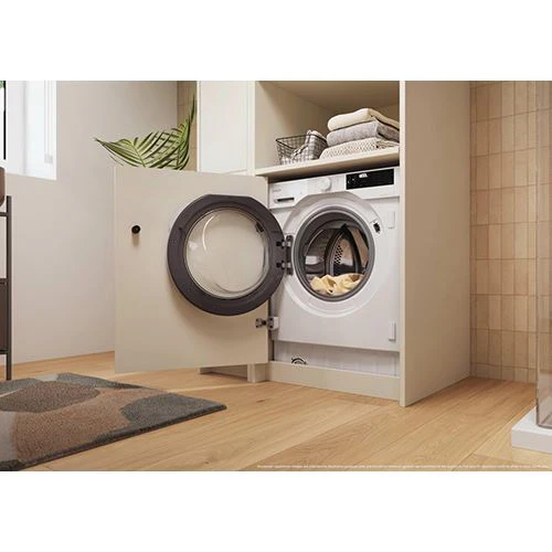 Máquina de Lavar Roupa Encastrável Candy BC4S69M6D8J-S | 9 Kg | 1600 RPM | A | Branco - Image 3