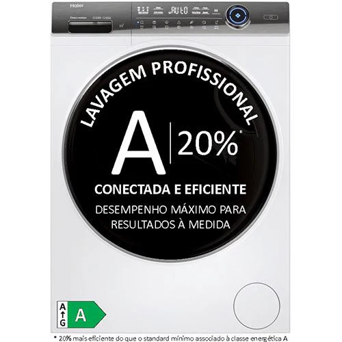 Máquina de Lavar Roupa Haier HW120-B14979EU1 | 12 Kg | 1400 RPM | A | Branco - Image 2