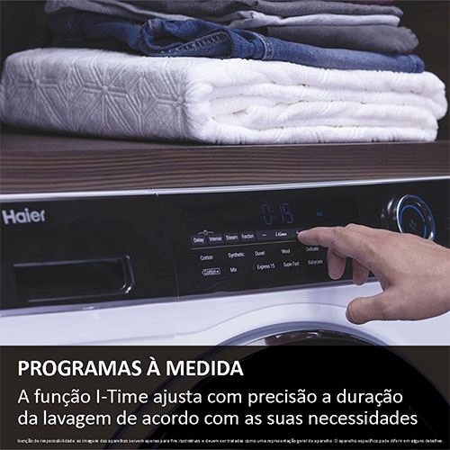Máquina de Lavar Roupa Haier HW90-B14959EU1 | 9 Kg | 1400 RPM | A | Branco - Image 8