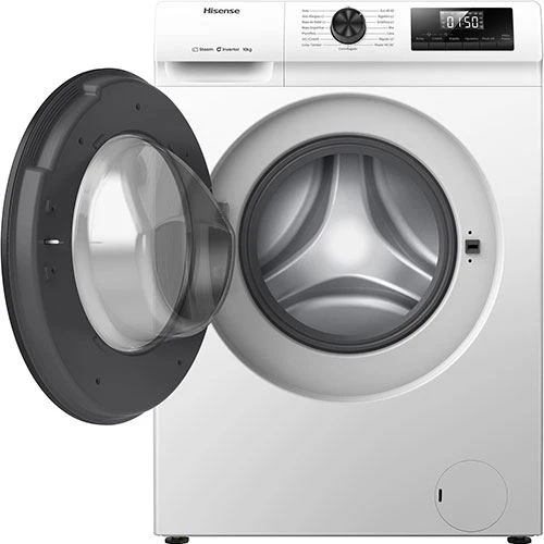 Máquina de Lavar Roupa Hisense WF1Q1041BW | 10 Kg | 1400 RPM | A | Branco - Image 3