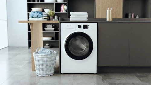 Máquina de Lavar Roupa Hotpoint NS 824 WK SPT N | 8 Kg | 1151 RPM | C | Branco - Image 2