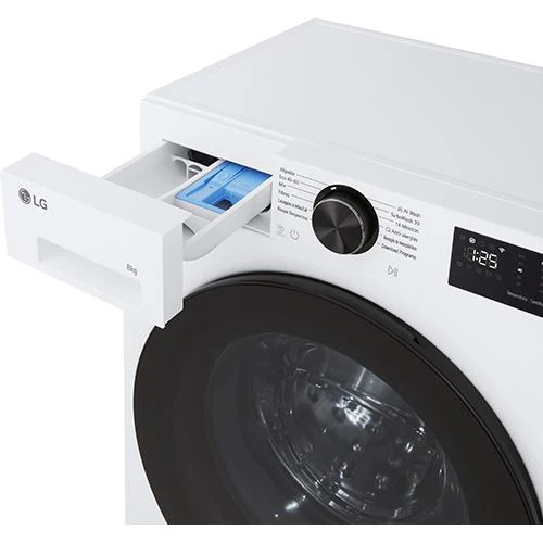 Máquina de Lavar Roupa LG F2X50S8TLB Slim  | 8 Kg | 1200 RPM | A | Branco - Image 5