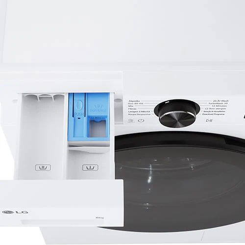 Máquina de Lavar Roupa LG F2X50S8TLB Slim  | 8 Kg | 1200 RPM | A | Branco - Image 7