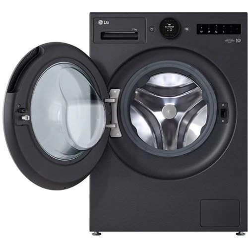 Máquina de Lavar Roupa LG F4X7511TBB | 11 Kg | 1400 RPM | A | Preto Mate - Image 2