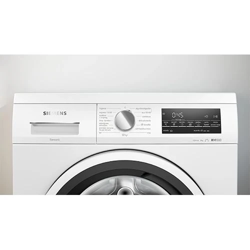 Máquina de Lavar Roupa Siemens WU14UT62ES iQ500 | 9 Kg | 1400 RPM | A | Branco - Image 2