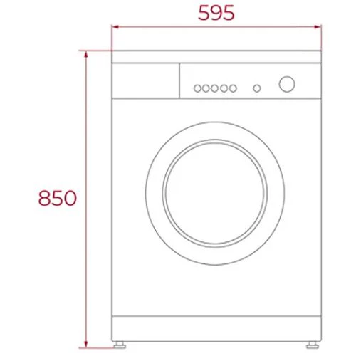 Máquina de Lavar Roupa Teka WMK 40740 WH | 7 Kg | 1200 RPM | A | Branco - Image 3