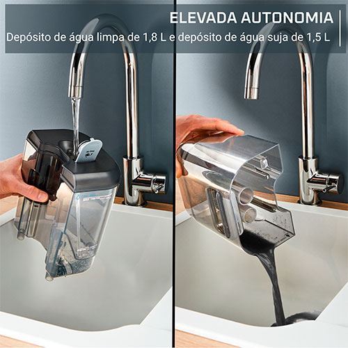 Máquina de Limpeza Rowenta In5011F0 Clean It | Preto - Outlet - Grade A - Image 6