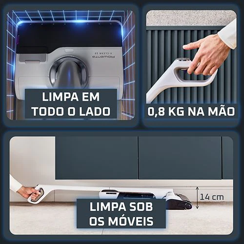 Máquina de Limpeza Rowenta X-Clean 12 GZ7257E0 | Lava e Aspira | 65 min. | Branco - Image 3