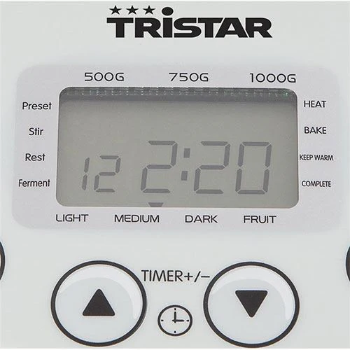 Máquina de Pão Trsitar BM-4586 | 1Kg - Branco - Image 3