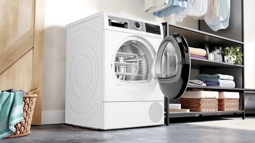Máquina de Secar Bosch Serie 6 WQG245D1ES | Carregamento Frontal | 9 Kg | Bomba de Calor | C | Branco - Image 3