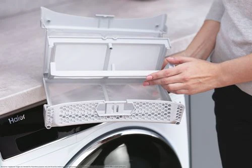 Máquina de Secar Haier I-Pro Series 3 HD80-A2939 | Carregamento Frontal | 8 Kg | Bomba de Calor | E | Branco - Image 3