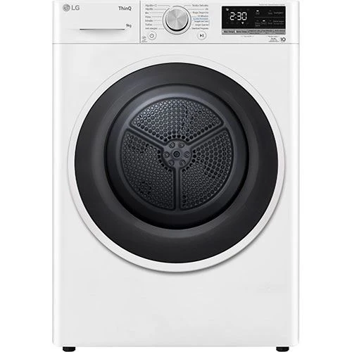 Máquina de Secar LG RH90V5AV6N | 9 Kg | Bomba de Calor | D | Branco