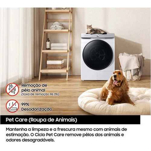 Máquina de Secar Samsung DV16DG8600BWU3 | 16 Kg | Condensação | C | Branco - Image 10