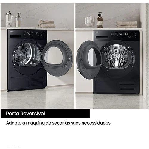 Máquina de Secar Samsung DV90DG52A0ABEP | 9 Kg | Bomba de Calor | C | Preto - Image 5