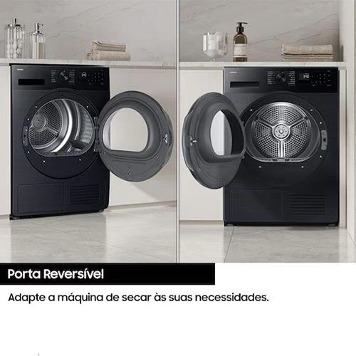 Máquina de Secar Samsung DV90DG52A0AEEP | 9 Kg | Condensação | C | Branco - Image 4