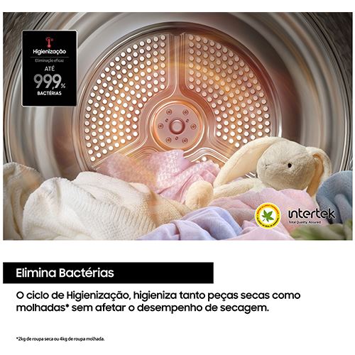 Máquina de Secar Samsung DV90DG6845LEU3 | 9 Kg | Bomba de Calor | Condensação | A | Branco - Image 7
