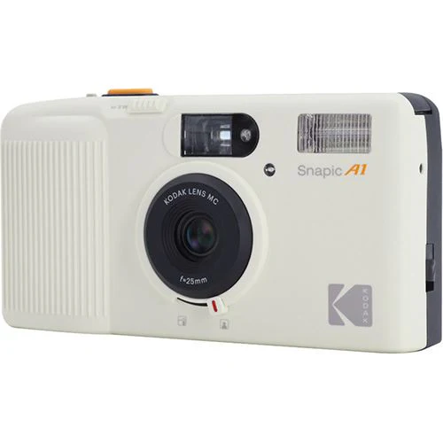 Máquina Fotográfica Analógica Kodak Snapic A1 35mm com Flash - Branco - Image 2