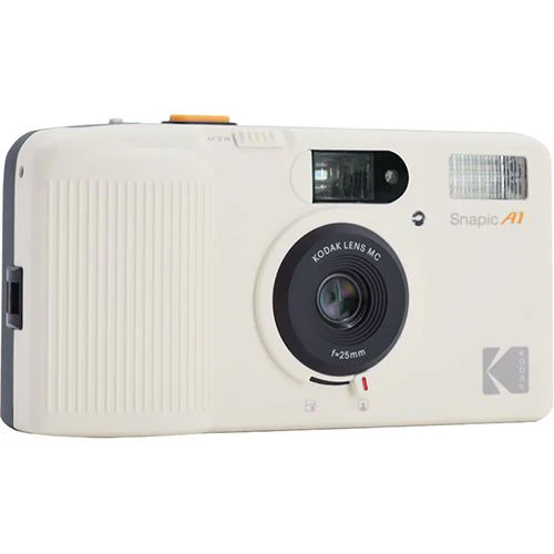 Máquina Fotográfica Analógica Kodak Snapic A1 35mm com Flash - Branco - Image 3