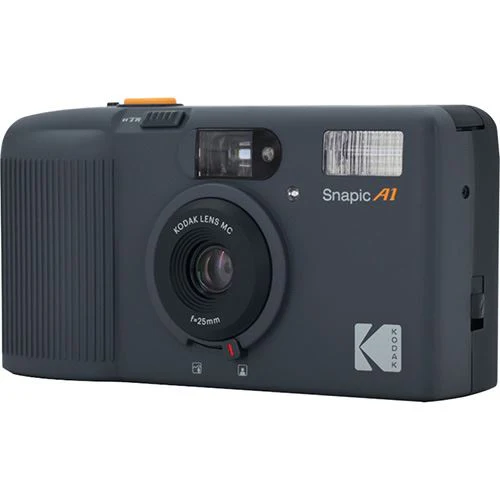 Máquina Fotográfica Analógica Kodak Snapic A1 35mm com Flash - Cinzento - Image 2