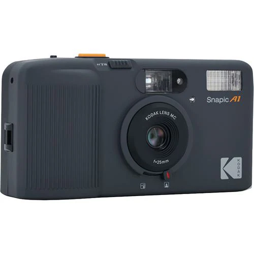 Máquina Fotográfica Analógica Kodak Snapic A1 35mm com Flash - Cinzento - Image 3