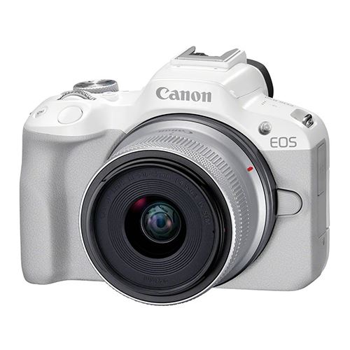 Máquina Fotográfica Mirrorless Canon EOS R50 - Prateado + RF-S 18-45 IS STM - Image 2