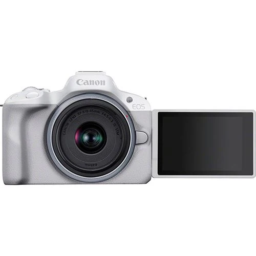 Máquina Fotográfica Mirrorless Canon EOS R50 - Prateado + RF-S 18-45 IS STM - Image 5