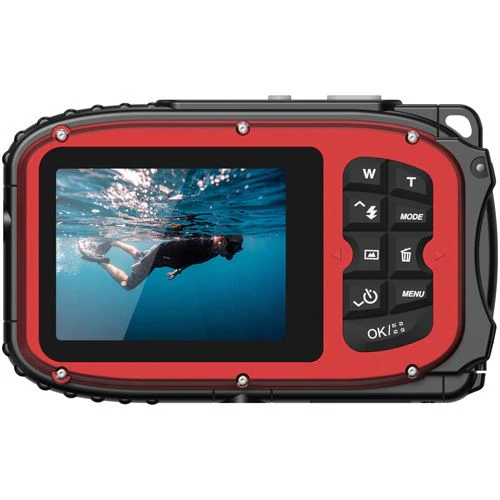 Máquina Fotográfica Compacta Estanque AgfaPhoto Realishot WP6000 - Vermelho - Image 4