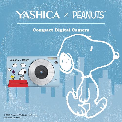 Máquina Fotográfica Compacta YASHICA DP-100 x Peanuts - Azul - Image 9