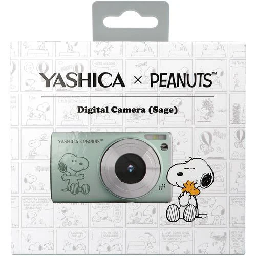 Máquina Fotográfica Compacta YASHICA DP-100 x Peanuts - Verde - Image 8