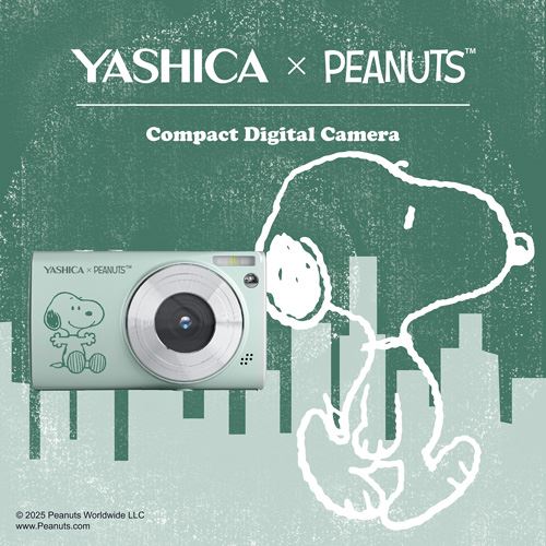 Máquina Fotográfica Compacta YASHICA DP-100 x Peanuts - Verde - Image 9